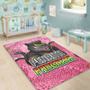 Penrith Panthers Custom Area Rug - Team With Dot And Star Patterns For Tough Fan Area Rug