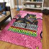 Penrith Panthers Custom Area Rug - Team With Dot And Star Patterns For Tough Fan Area Rug