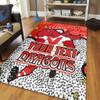 St. George Illawarra Dragons Custom Area Rug - Team With Dot And Star Patterns For Tough Fan Area Rug
