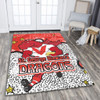 St. George Illawarra Dragons Custom Area Rug - Team With Dot And Star Patterns For Tough Fan Area Rug