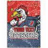 Sydney Roosters Custom Area Rug - Team With Dot And Star Patterns For Tough Fan Area Rug