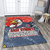 Sydney Roosters Custom Area Rug - Team With Dot And Star Patterns For Tough Fan Area Rug