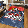 Sydney Roosters Custom Area Rug - Team With Dot And Star Patterns For Tough Fan Area Rug