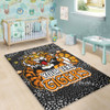 Wests Tigers Custom Area Rug - Team With Dot And Star Patterns For Tough Fan Area Rug