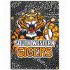 Wests Tigers Custom Area Rug - Team With Dot And Star Patterns For Tough Fan Area Rug