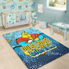 Gold Coast Titans Custom Area Rug - Team With Dot And Star Patterns For Tough Fan Area Rug