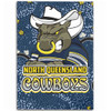 North Queensland Cowboys Custom Area Rug - Team With Dot And Star Patterns For Tough Fan Area Rug