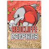 Redcliffe Dolphins Custom Area Rug - Team With Dot And Star Patterns For Tough Fan Area Rug