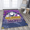 Melbourne Storm Custom Area Rug - Team With Dot And Star Patterns For Tough Fan Area Rug