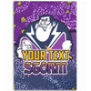 Melbourne Storm Custom Area Rug - Team With Dot And Star Patterns For Tough Fan Area Rug