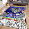 New Zealand Warriors Custom Area Rug - Team With Dot And Star Patterns For Tough Fan Area Rug