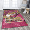 Queensland Cane Toads Custom Area Rug - Team With Dot And Star Patterns For Tough Fan Area Rug