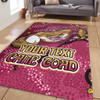 Queensland Cane Toads Custom Area Rug - Team With Dot And Star Patterns For Tough Fan Area Rug