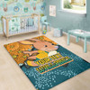 Australia Wallabies Custom Area Rug - Team With Dot And Star Patterns For Tough Fan Area Rug