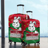 South Sydney Rabbitohs Luggage Cover - Team With Dot And Star Patterns For Tough Fan Luggage Cover
