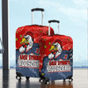 Sydney Roosters Custom Luggage Cover - Team With Dot And Star Patterns For Tough Fan Luggage Cover