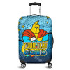 Gold Coast Titans Custom Luggage Cover - Team With Dot And Star Patterns For Tough Fan Luggage Cover