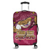 Queensland Cane Toads Custom Luggage Cover - Team With Dot And Star Patterns For Tough Fan Luggage Cover