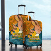 Australia Wallabies Custom Luggage Cover - Team With Dot And Star Patterns For Tough Fan Luggage Cover