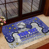 Canterbury-Bankstown Bulldogs Custom Doormat - Team With Dot And Star Patterns For Tough Fan Doormat