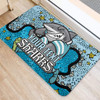 Cronulla-Sutherland Sharks Custom Doormat - Team With Dot And Star Patterns For Tough Fan Doormat