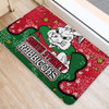 South Sydney Rabbitohs Doormat - Team With Dot And Star Patterns For Tough Fan Doormat