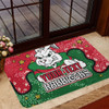 South Sydney Rabbitohs Doormat - Team With Dot And Star Patterns For Tough Fan Doormat