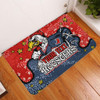 Sydney Roosters Custom Doormat - Team With Dot And Star Patterns For Tough Fan Doormat