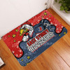 Sydney Roosters Custom Doormat - Team With Dot And Star Patterns For Tough Fan Doormat