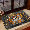 Wests Tigers Custom Doormat - Team With Dot And Star Patterns For Tough Fan Doormat