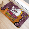 Brisbane Broncos Custom Doormat - Team With Dot And Star Patterns For Tough Fan Doormat