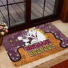 Brisbane Broncos Custom Doormat - Team With Dot And Star Patterns For Tough Fan Doormat