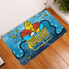 Gold Coast Titans Custom Doormat - Team With Dot And Star Patterns For Tough Fan Doormat