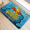 Gold Coast Titans Custom Doormat - Team With Dot And Star Patterns For Tough Fan Doormat