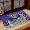 New Zealand Warriors Custom Doormat - Team With Dot And Star Patterns For Tough Fan Doormat