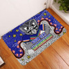 New Zealand Warriors Custom Doormat - Team With Dot And Star Patterns For Tough Fan Doormat