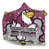 Manly Warringah Sea Eagles Hooded Blanket - Team With Dot And Star Patterns For Tough Fan Hooded Blanket