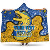 Parramatta Eels Custom Hooded Blanket - Team With Dot And Star Patterns For Tough Fan Hooded Blanket