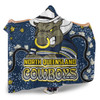 North Queensland Cowboys Custom Hooded Blanket - Team With Dot And Star Patterns For Tough Fan Hooded Blanket
