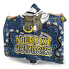 North Queensland Cowboys Custom Hooded Blanket - Team With Dot And Star Patterns For Tough Fan Hooded Blanket