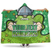 Canberra Raiders Custom Hooded Blanket - Team With Dot And Star Patterns For Tough Fan Hooded Blanket