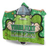 Canberra Raiders Custom Hooded Blanket - Team With Dot And Star Patterns For Tough Fan Hooded Blanket