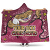Queensland Cane Toads Custom Hooded Blanket - Team With Dot And Star Patterns For Tough Fan Hooded Blanket