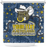 North Queensland Cowboys Custom Shower Curtain - Team With Dot And Star Patterns For Tough Fan Shower Curtain