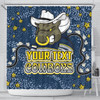 North Queensland Cowboys Custom Shower Curtain - Team With Dot And Star Patterns For Tough Fan Shower Curtain