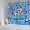 New South Wales Cockroaches Custom Shower Curtain - Team With Dot And Star Patterns For Tough Fan Shower Curtain