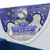 Canterbury-Bankstown Bulldogs Custom Beach Blanket - Team With Dot And Star Patterns For Tough Fan Beach Blanket