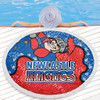 Newcastle Knights Custom Beach Blanket - Team With Dot And Star Patterns For Tough Fan Beach Blanket