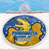 Parramatta Eels Custom Beach Blanket - Team With Dot And Star Patterns For Tough Fan Beach Blanket