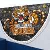 Wests Tigers Custom Beach Blanket - Team With Dot And Star Patterns For Tough Fan Beach Blanket